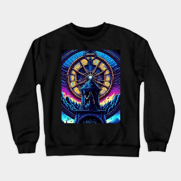 THE WHEEL OF FORTUNE Crewneck Sweatshirt by GoodMan999